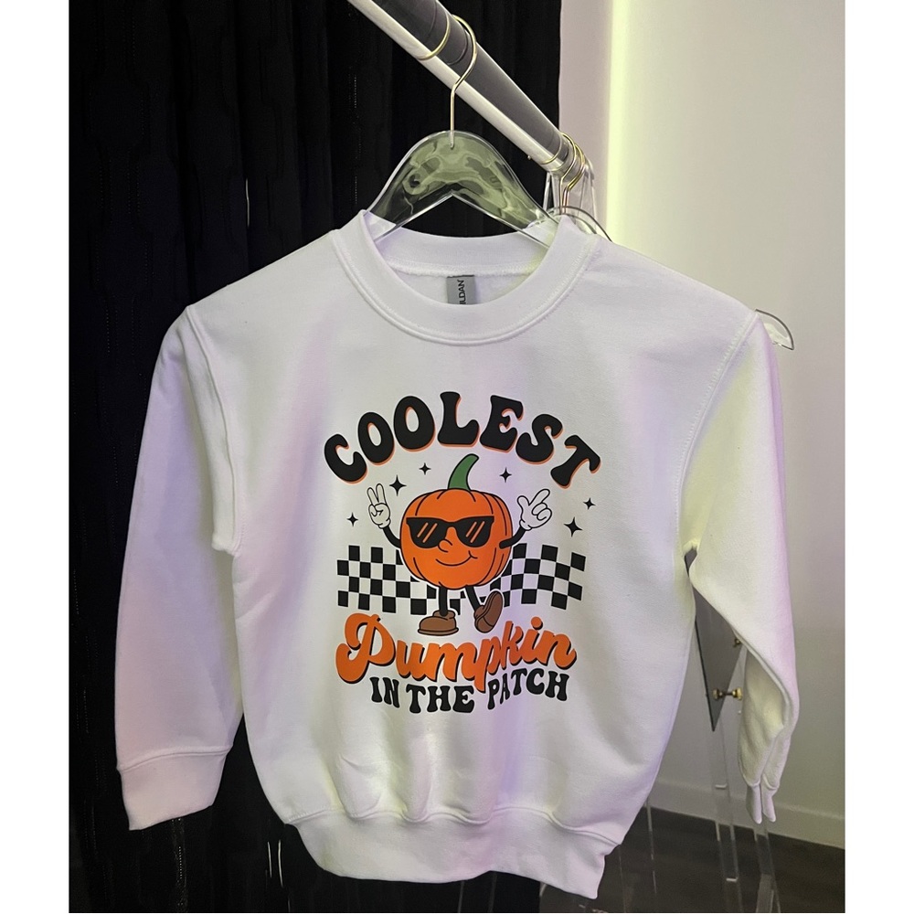 Youth Coolest Pumpkin Sweater 🎃